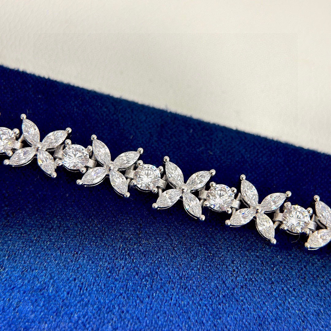 Flora Tennis Bracelet