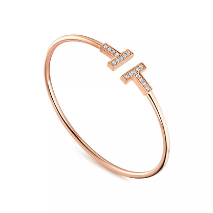 T-Wire Pavé Bangle