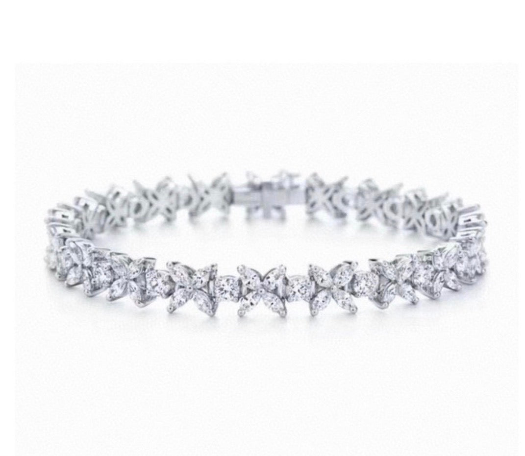 Flora Tennis Bracelet