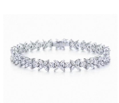 Flora Tennis Bracelet