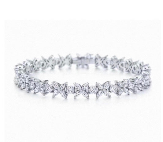 Flora Tennis Bracelet