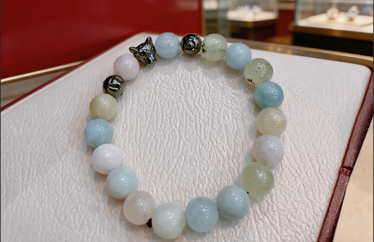 Panthère Pastel Beaded Bracelet