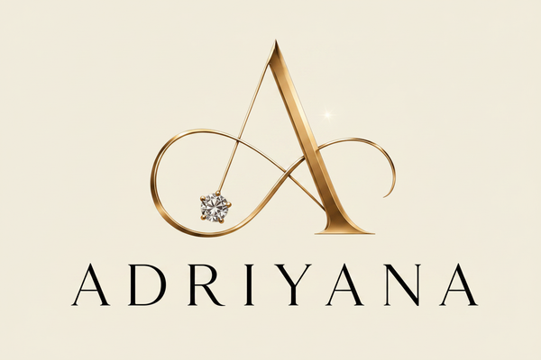 Adriyana Logo - Beige Background