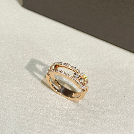 Eternal Motion Double-Band Ring - Size 7