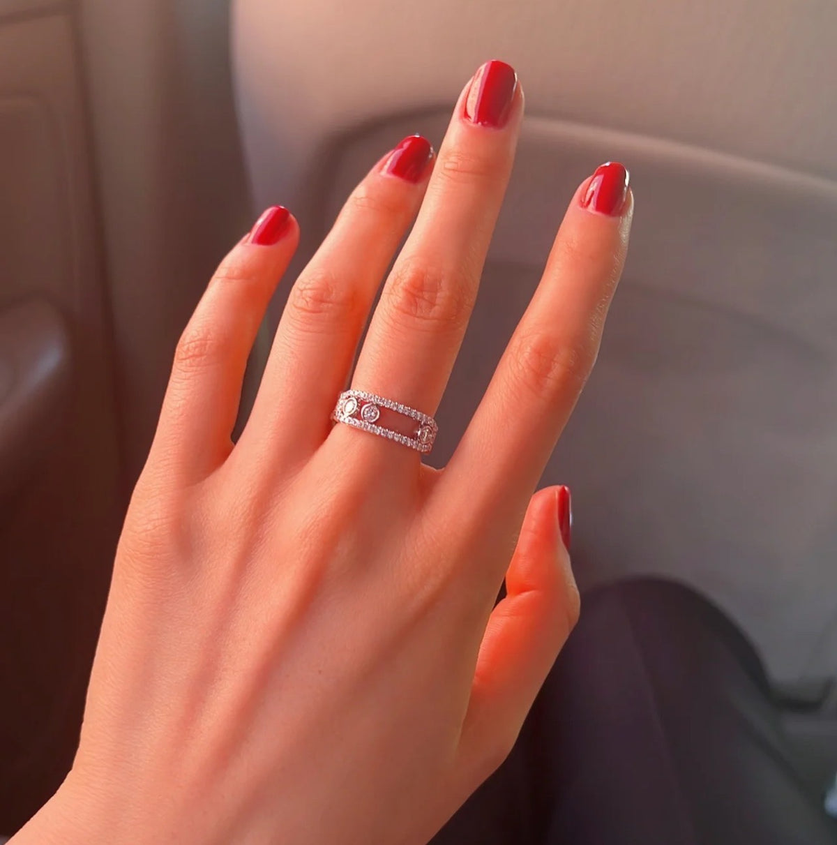 Eternal Motion Double-Band Ring - Size 7