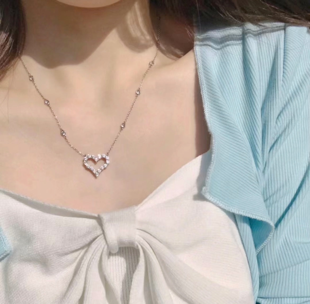 Eternal Open Heart Necklace