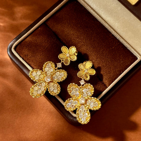 Aurelia Blossom Drop Earrings